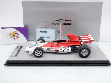 Preview: Tecnomodel TM18-285D # DRM P 160B F1 #28 Spanien GP 1972 " A. Soler-Roig " 1:18