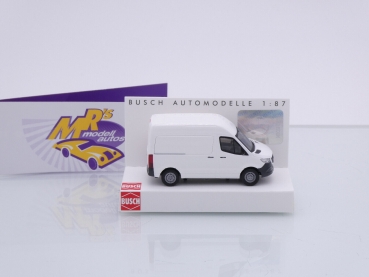 Preview: Busch 53000 # Mercedes-Benz Sprinter Kastenwagen Baujahr 2018 " weiß " 1:87