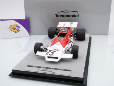 Preview: Tecnomodel TM18-285C # DRM P 160B F1 Frankreich GP 1972 " Howden Ganley " 1:18