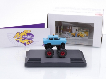 Preview: Busch 53110 # Trabant P601 Monster Truck Baujahr 1964 " türkisblau " 1:87
