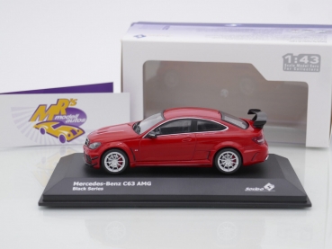 Preview: Solido S4311602 # Mercedes-Benz C63 AMG Black Series Baujahr 2014 " rot " 1:43