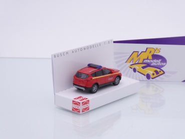 Preview: Busch 53526 # Ford Kuga Einsatzfahrzeug " Werksfeuerwehr Aurubis Hamburg " 1:87