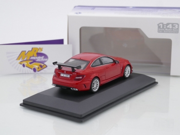 Preview: Solido S4311602 # Mercedes-Benz C63 AMG Black Series Baujahr 2014 " rot " 1:43