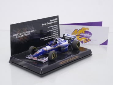 Minichamps 436966605 # Williams FW18 F1 World Champion 1996 " Damon Hill " 1:43