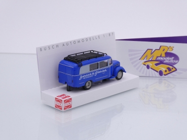 Preview: Busch 51819 # Robur Garant K 30 Kastenwagen 1957 " Messwagen Filmtechnik " 1:87