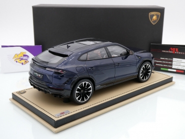 Preview: MR LAMBO056D # Lamborghini Urus S Baujahr 2022 " Blu Astraeus (blaumetallic) " 1:18