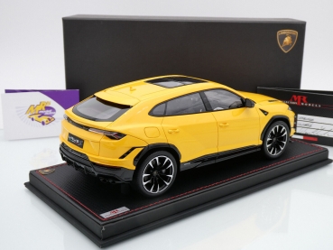 Preview: MR LAMBO056B # Lamborghini Urus S Baujahr 2022 " Giallo Auge " 1:18