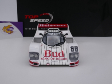 Preview: Top Speed TS0332 # Porsche 962 12h Sebring Winner 1987 " Bayside Disposal Racing " 1:18
