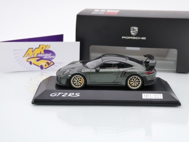 Preview: Spark WAP0202100ORGT2 # Porsche 911 GT2 RS Baujahr 2018 " dunkelgrünmetallic " 1:43