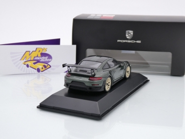 Preview: Spark WAP0202100ORGT2 # Porsche 911 GT2 RS Baujahr 2018 " dunkelgrünmetallic " 1:43