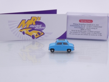 Preview: Wiking 0184 98 # Glas Goggomobil Kleinwagen Baujahr 1964-69 " eisblau " 1:87