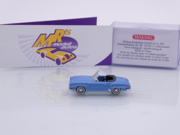Preview: Wiking 0250 02 # Mercedes-Benz 190 SL Cabrio Baujahr 1955-63 " hellblau " 1:87