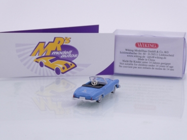 Preview: Wiking 0250 02 # Mercedes-Benz 190 SL Cabrio Baujahr 1955-63 " hellblau " 1:87