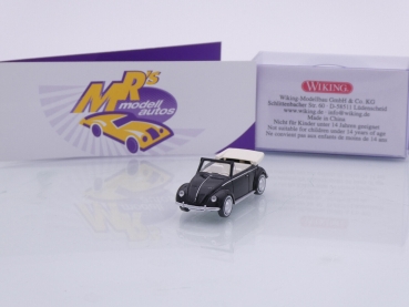 Wiking 0794 06 # VW Käfer 1200 Cabrio Baujahr 1961-63 " schwarz " 1:87