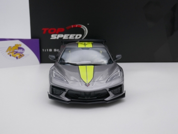 Preview: Top Speed TS0390 # Chevrolet Corvette Stingray IMSA GTML Baujahr 2020 Championship Edition " graumetallic " 1:18