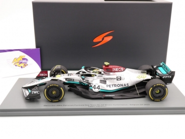 Preview: Spark 18S770 # Mercedes-AMG W13 F1 #44 Belgien GP 2022 " Lewis Hamilton " 1:18