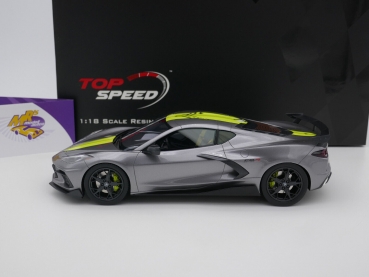 Preview: Top Speed TS0390 # Chevrolet Corvette Stingray IMSA GTML Baujahr 2020 Championship Edition " graumetallic " 1:18