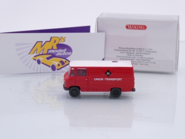 Preview: Wiking 0270 03 # Mercedes-Benz L 406 Kasten Baujahr 1967-74 " Union Transport " 1:87