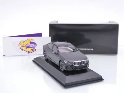 Preview: Minichamps 410024101 # BMW i5 G60 Limousine Baujahr 2024 " mattgraumetallic " 1:43