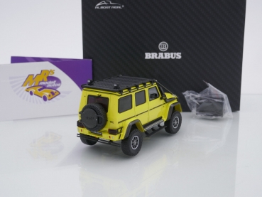 Preview: Almost Real 460301 # Mercedes-Benz 4x4² Brabus G550 Adventure Baujahr 2017 " Electric Beam Yellow / Carbon " 1:43