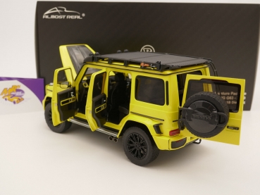 Almost Real 860513 # Brabus G-Klasse (G63) Baujahr 2020 " electric-beam-yellow " 1:18