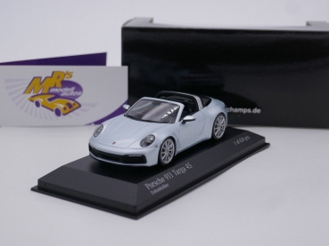Minichamps 410069560 # Porsche 911 ( 992 ) Targa 4S Baujahr 2020 " dolomitsilber " 1:43