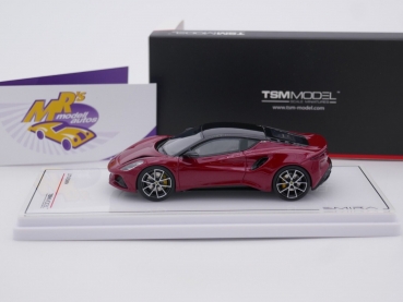 Preview: TSM Models 430589 # Lotus Emira Coupe Baujahr 2022 " magmarot-schwarz " 1:43