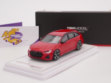 TSM Models 430539 # Audi RS 6 Avant (C8) Baujahr 2019 " tangorot " 1:43