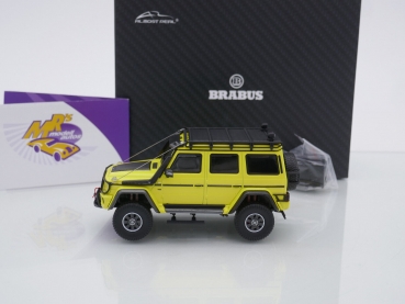 Preview: Almost Real 460301 # Mercedes-Benz 4x4² Brabus G550 Adventure Baujahr 2017 " Electric Beam Yellow / Carbon " 1:43