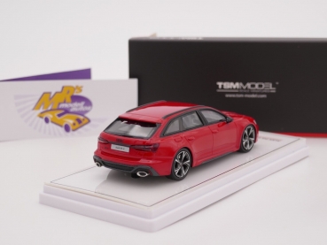 Preview: TSM Models 430539 # Audi RS 6 Avant (C8) Baujahr 2019 " tangorot " 1:43