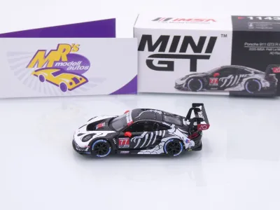 Preview: TSM MINI GT MGT01143-L # Porsche 911 GT3 R 2025 " AO Racing Skeleton REXY " 1:64
