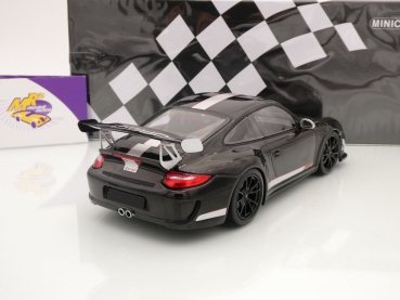 Preview: Minichamps 155062220 # Porsche 911 GT3 RS 4.0 (991) Baujahr 2011 " schwarz " 1:18