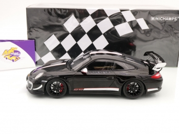 Preview: Minichamps 155062220 # Porsche 911 GT3 RS 4.0 (991) Baujahr 2011 " schwarz " 1:18
