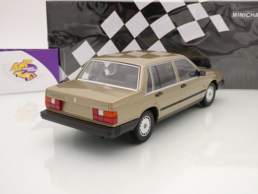 Preview: Minichamps 155171700 # Volvo 740 GL Limousine Baujahr 1986 " goldmetallic " 1:18