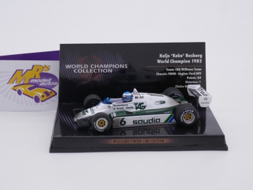 Preview: Minichamps 436826606 # Williams FW08 F1 #6 World Champion 1982 " Keke Rosberg " 1:43