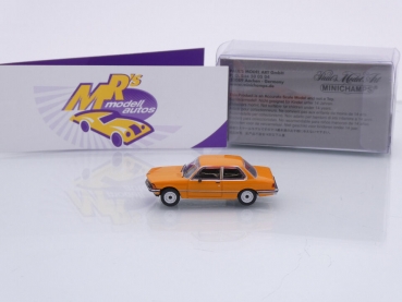 Preview: Minichamps 870020001 # BMW 323i E21 Limousine Baujahr 1975 " orange " 1:87