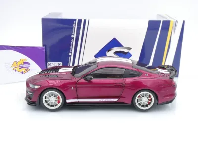 Preview: Solido S1805915 # Ford Shelby Mustang GT500KR Baujahr 2023 " lilametallic-weiß " 1:18