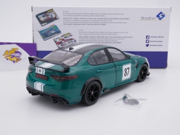Preview: Solido S1806902 # Alfa Romeo Giulia GTAM grünmetallic " Hommage Nürburgring 1973 " 1:18