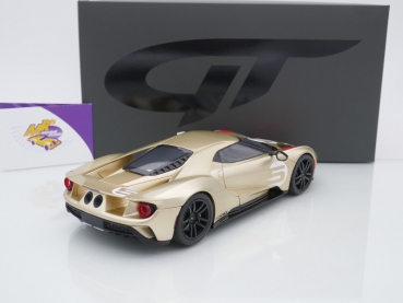Preview: GT Spirit GT882 # Ford GT Heritage Edition Baujahr 2021 " Gold Metallic Red " 1:18