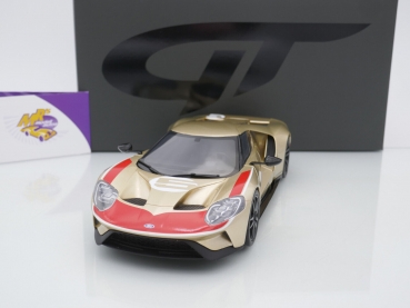 Preview: GT Spirit GT882 # Ford GT Heritage Edition Baujahr 2021 " Gold Metallic Red " 1:18