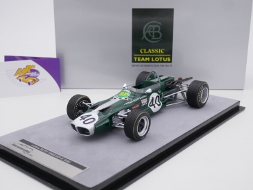 Tecnomodel TM18-265A # Lotus 59 Formel 2 Albi GP 1969 " Ronny Peterson " 1:18