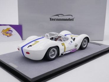Preview: Tecnomodel TM18-276F # Maserati Birdcage Tipo 61 Cuba Avana GP 1960 " Stirling Moss " 1:18