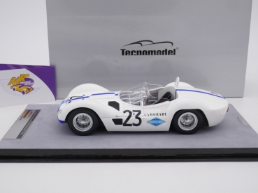 Preview: Tecnomodel TM18-276E # Maserati Birdcage Tipo 61 Sebring GP 1960 " Stirling Moss " 1:18