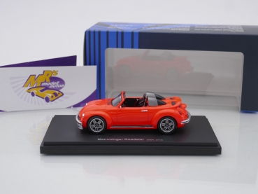 Preview: Autocult Avenue 60101 # Memminger Roadster Baujahr 2018 " neonrot " 1:43