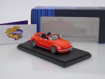 Preview: Autocult Avenue 60101 # Memminger Roadster Baujahr 2018 " neonrot " 1:43