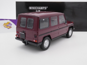 Minichamps 155038102 # Mercedes-Benz G-Modell lang (W460) Baujahr 1980 " dunkelrot " 1:18