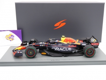 Preview: Spark 18S778 # Red Bull RB18 F1 Winner Singapore GP 2022 " Sergio Perez " 1:18