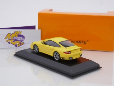 Preview: Maxichamps 940069010 # Porsche 911 Turbo Baujahr 2009 " racingyellow " 1:43