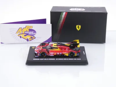Preview: Look Smart LS64006LM # Ferrari 499P #51 3rd 24h Le Mans 2024 " AF Corse " 1:64