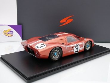 Preview: Spark 18S682 # FORD GT40 Mk IV No. 3 24h Le Mans 1967 " Andretti -Bianchi " 1:18